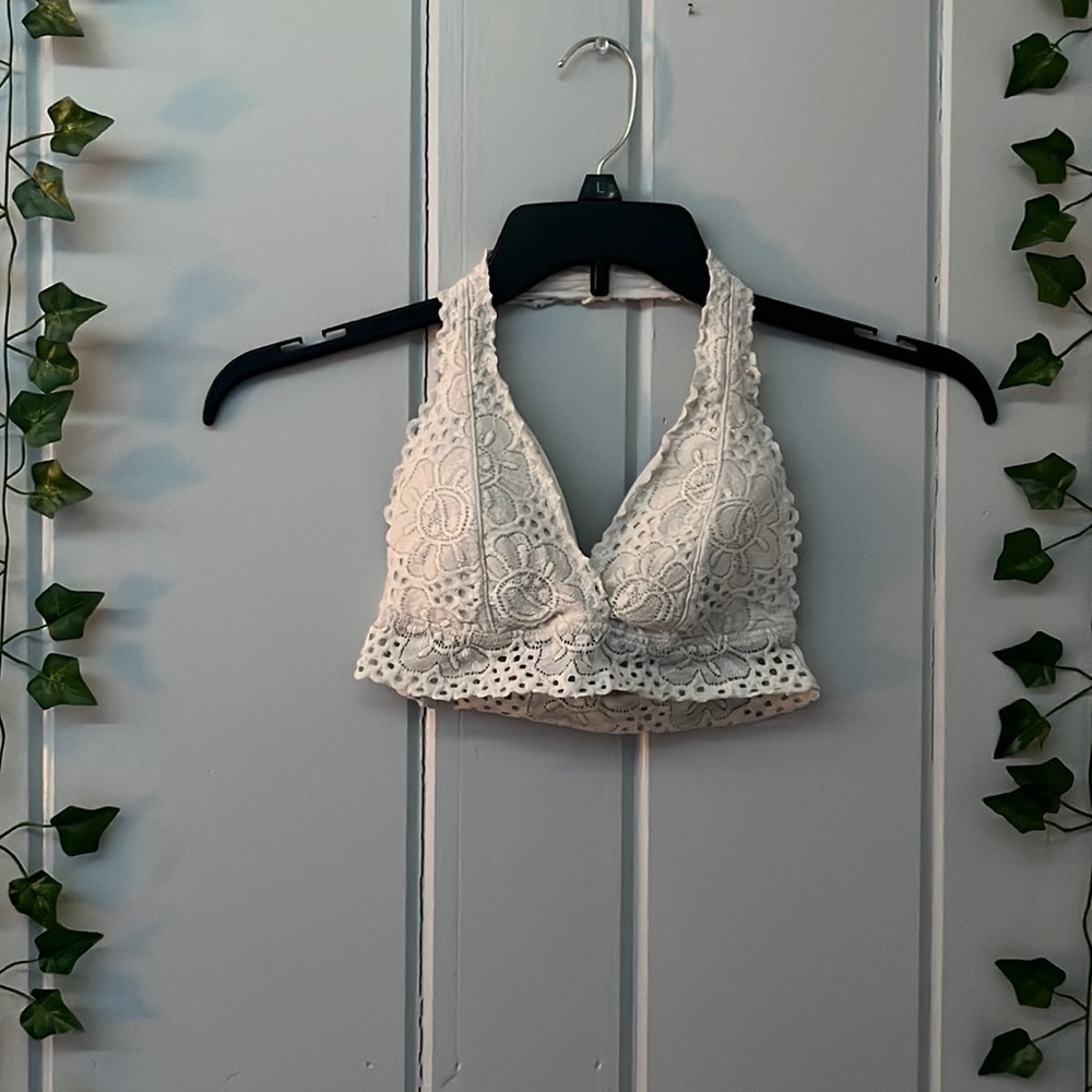 Aeropostale white bralette, size S.